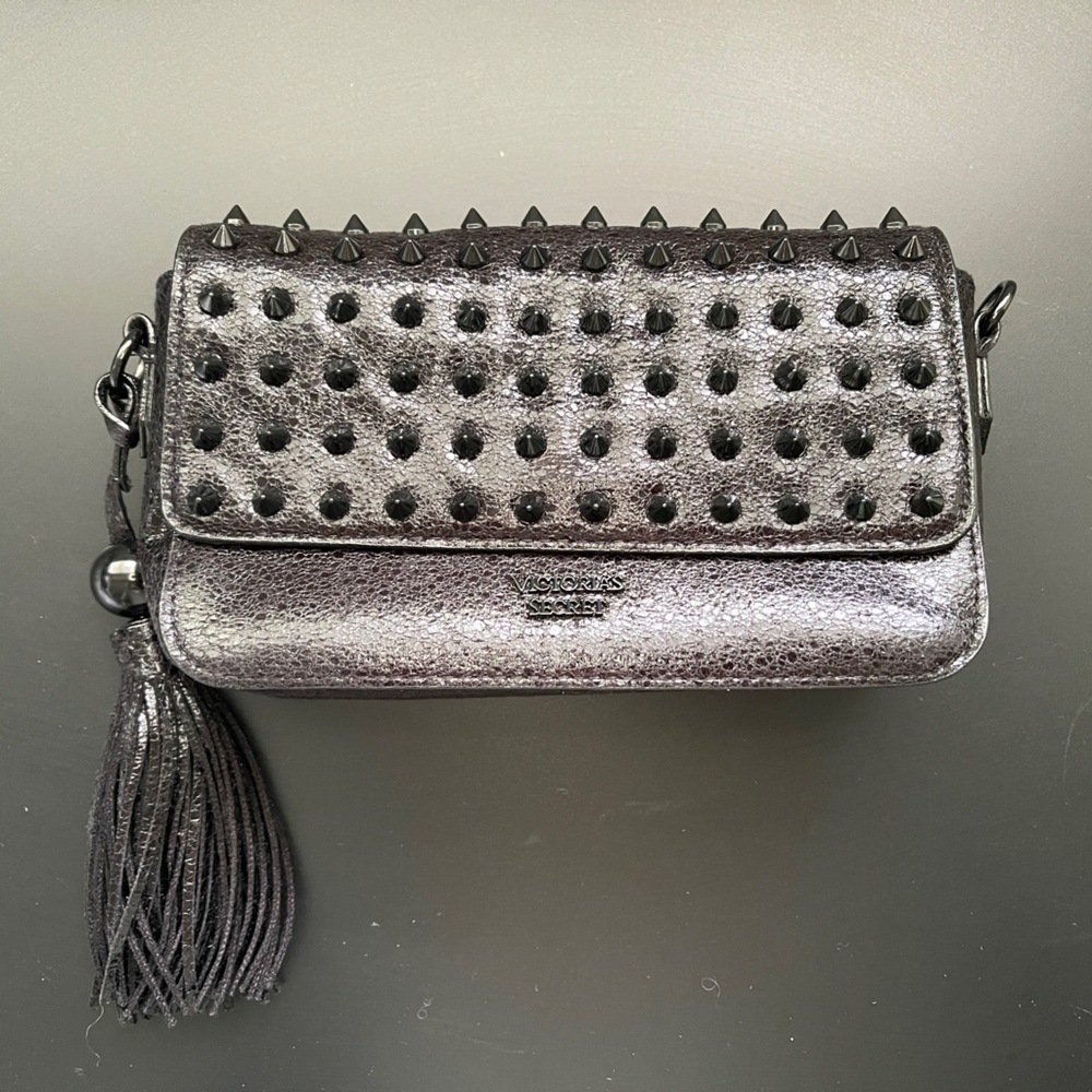 Victoria’s Secret Black Spike Crossbody